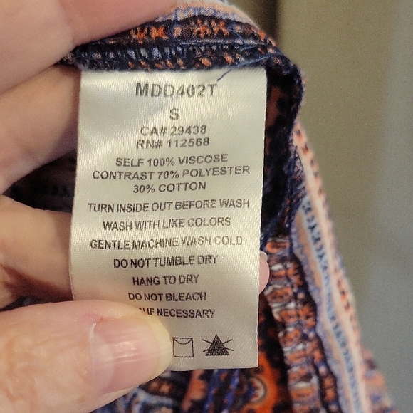 Boho Miss Me SzSm Sleeveless Paisley Sheer Dress, Cover tassel needlework vneck - Picture 3 of 5